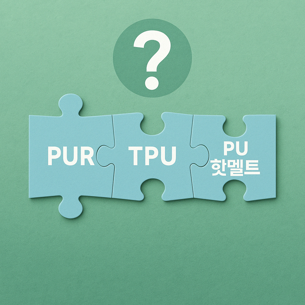 PUR vs TPU vs PU핫멜트