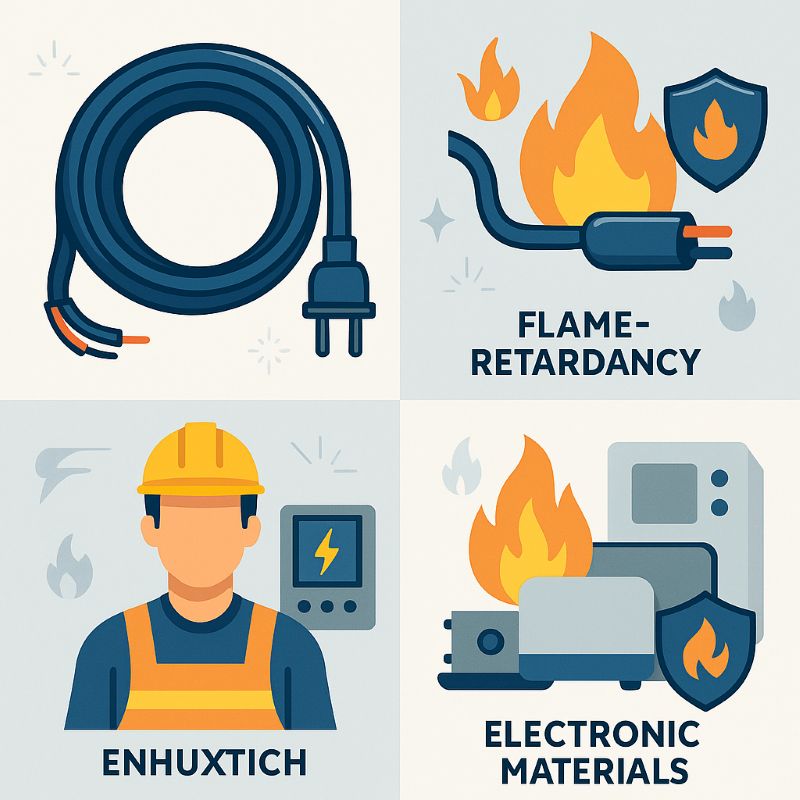 안전한 전기작업의 시작, 신축성과 난연성의 중요성